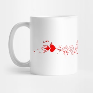 Heart snake Mug